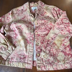 Printed Cotton Canvas Jacket